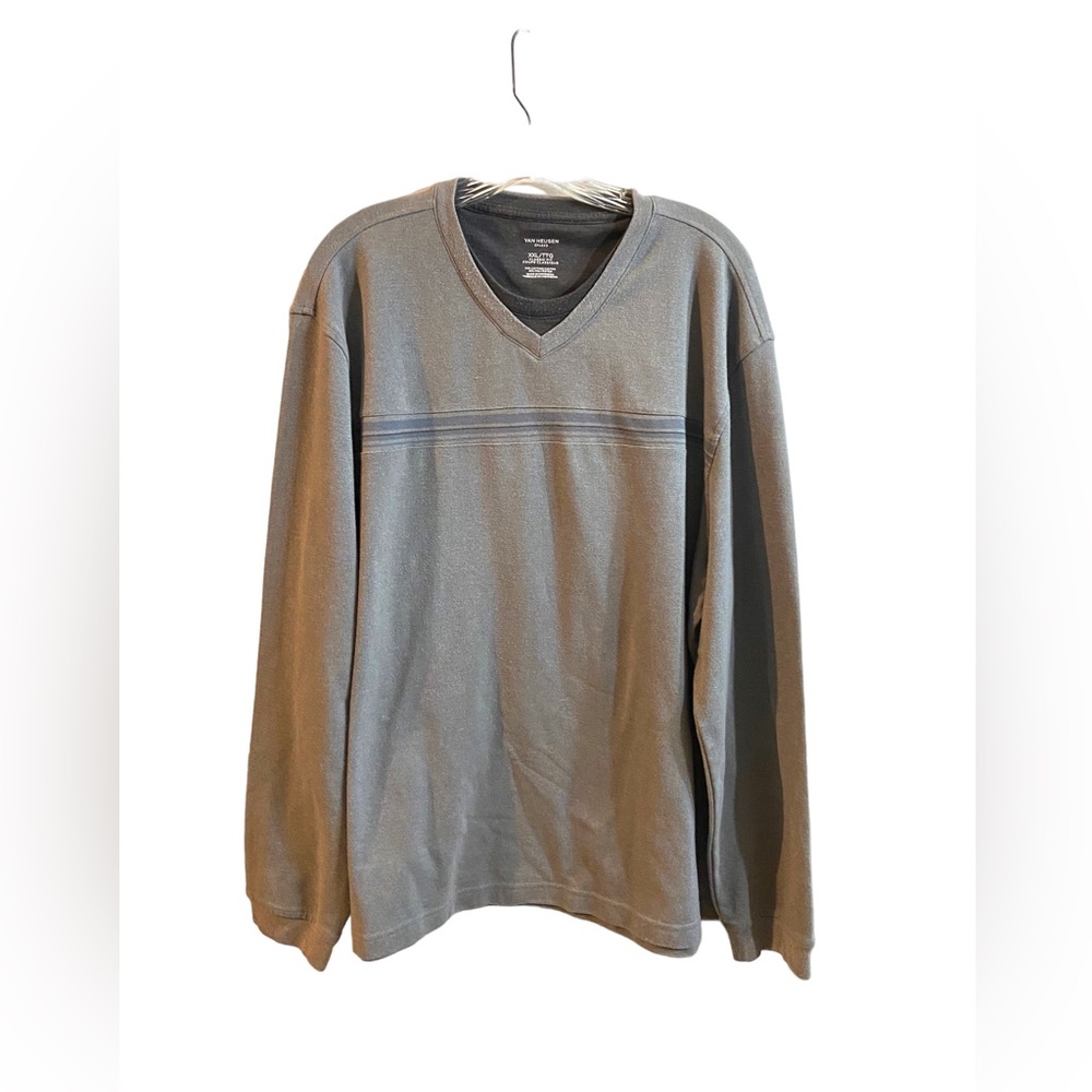 Van Heusen gray stretchy soft long sleeve sweatshirt size XXL men’s